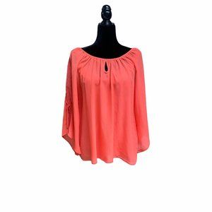 🌼 AGB Orange Blouse / Size L